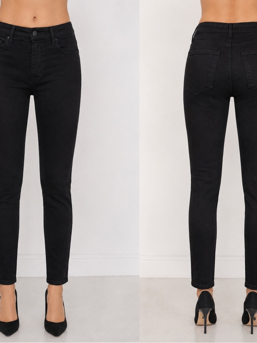 L’AGENCE Black High Rise Skinny Jeans Size 31